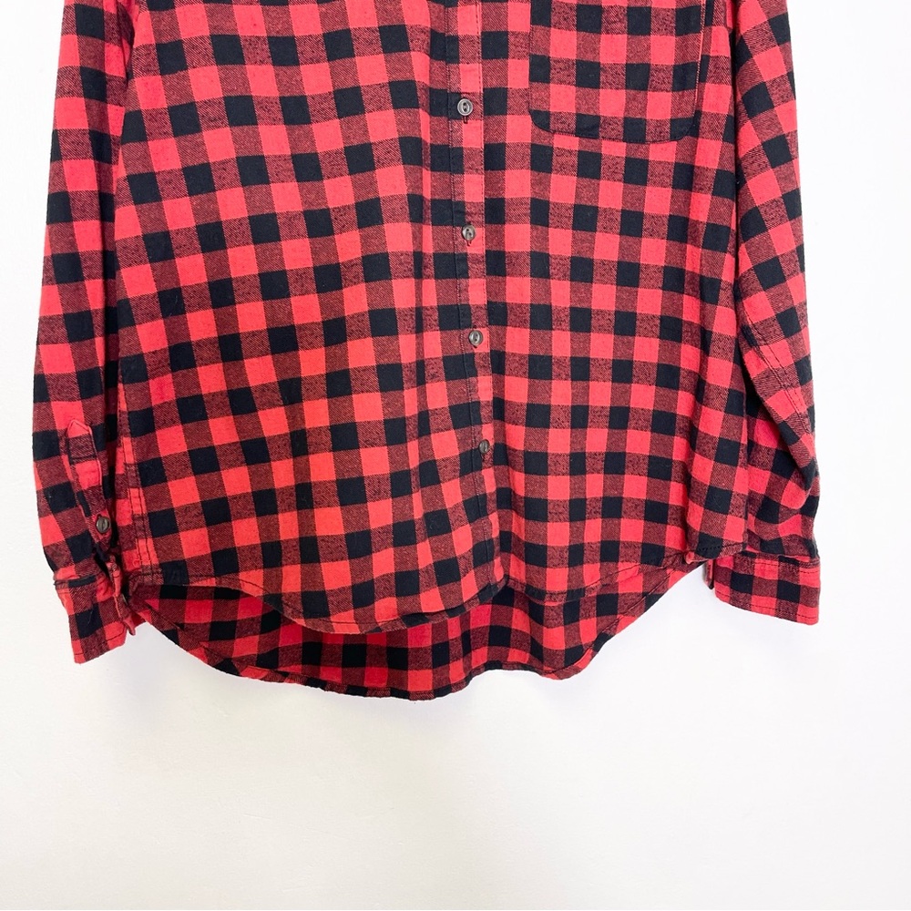 Universal Thread Buffalo Check Plaid Flannel Butt… - image 5